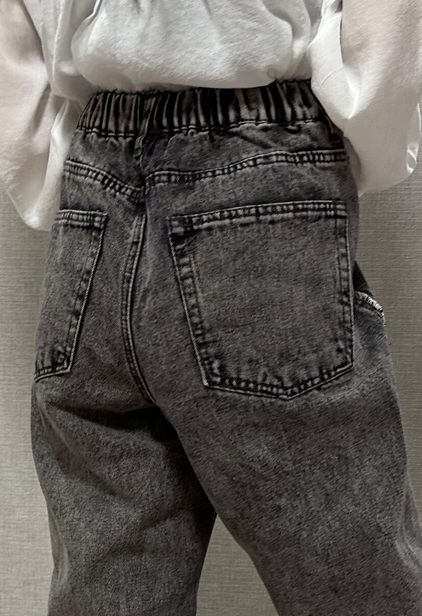 デニムワイドフレアパンツ