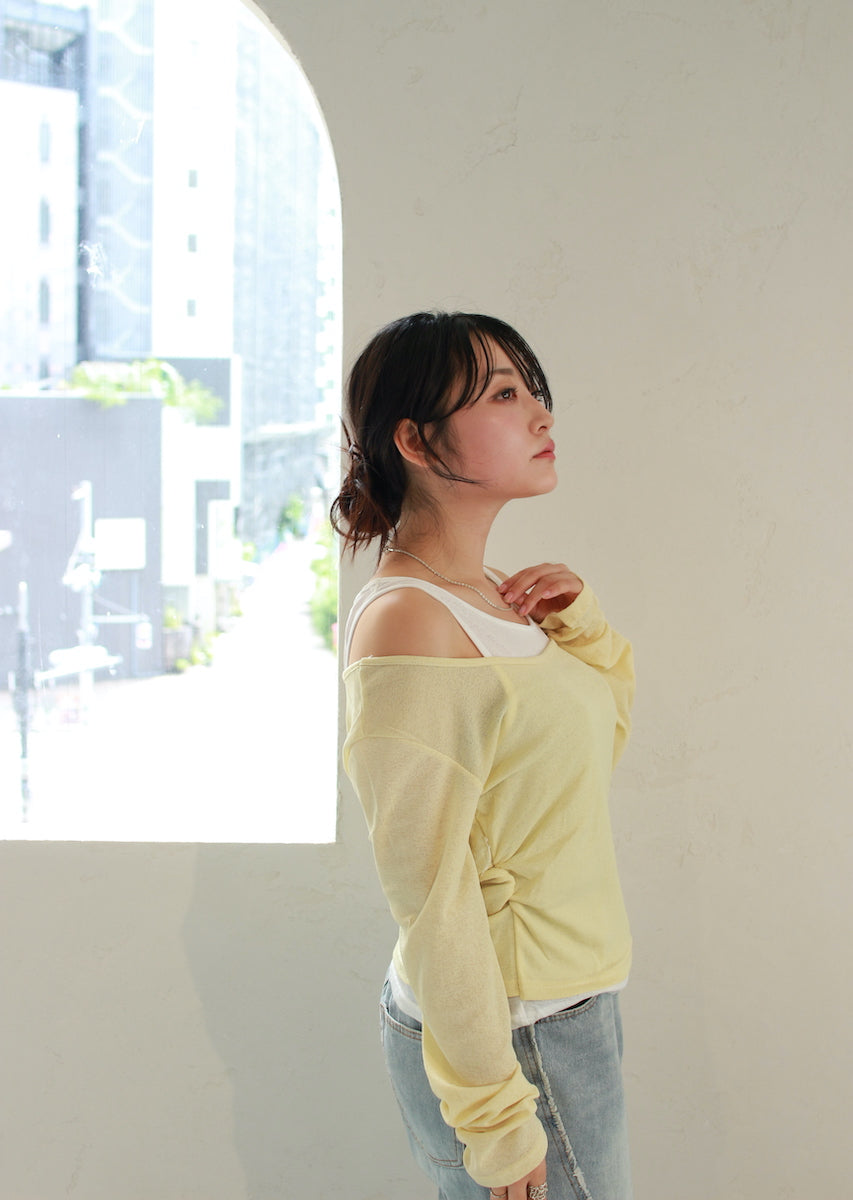 ロングスリーブレイヤードトップス