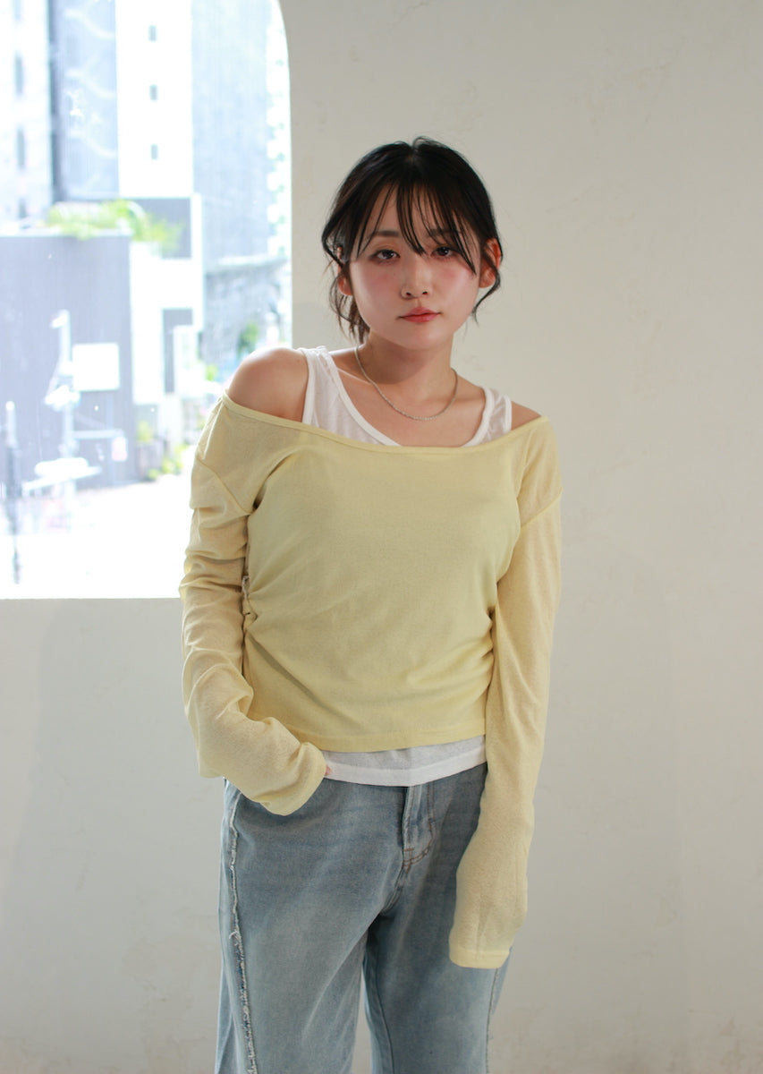 ロングスリーブレイヤードトップス