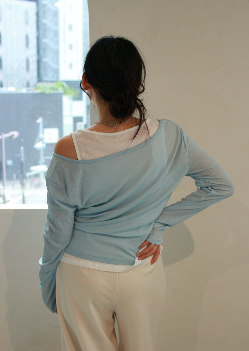 ロングスリーブレイヤードトップス