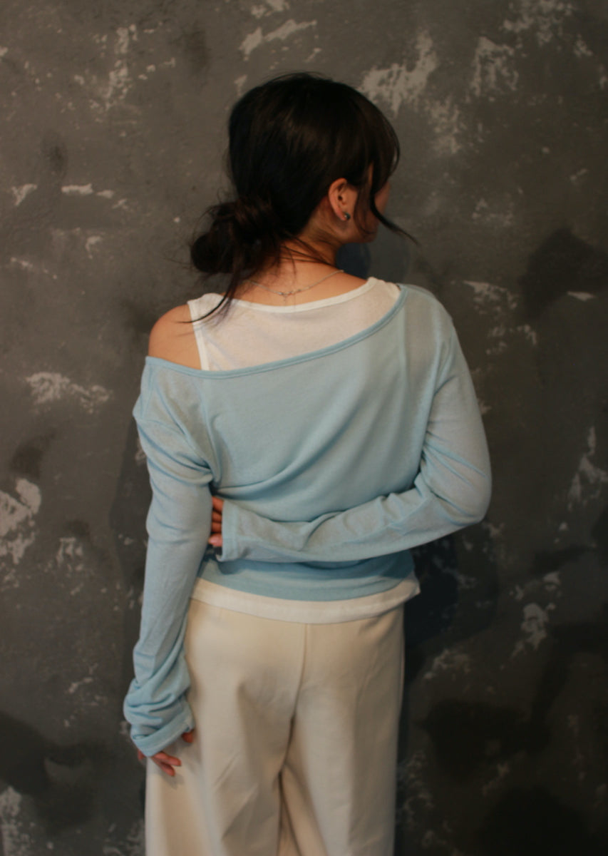 ロングスリーブレイヤードトップス