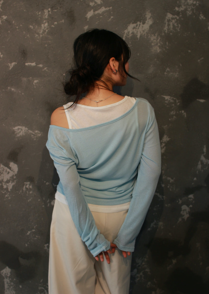 ロングスリーブレイヤードトップス