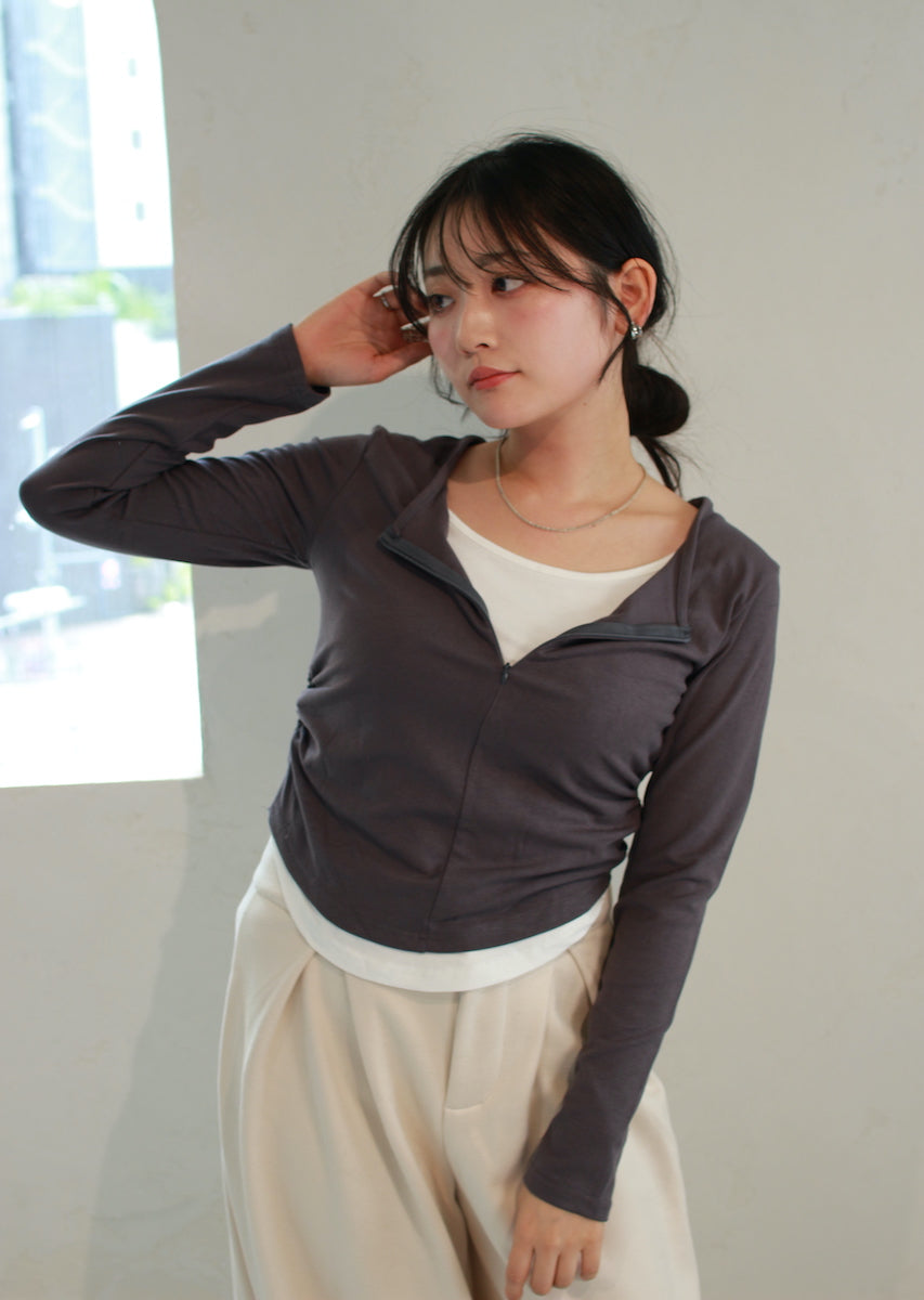 モードジップトップス