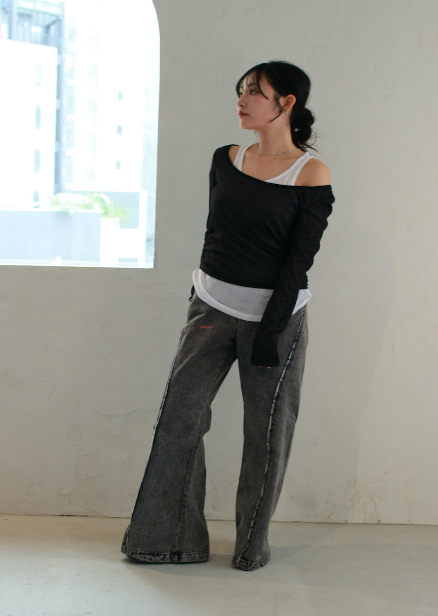 ロングスリーブレイヤードトップス