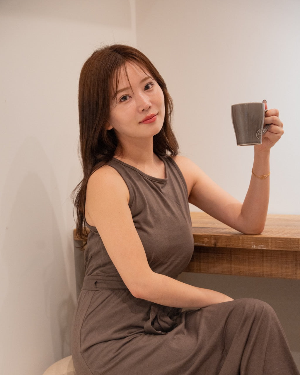 ラップスカート風カットワンピース