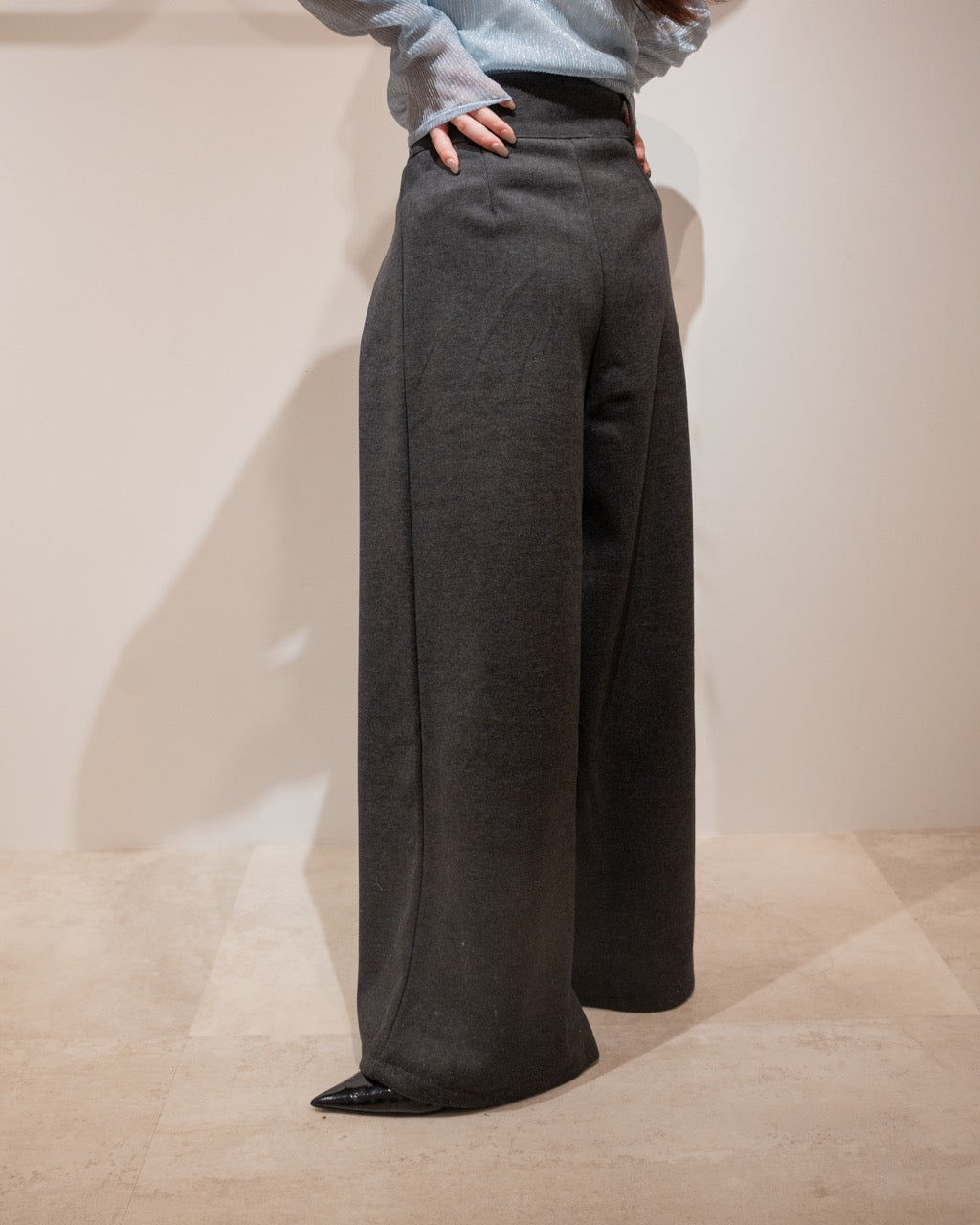 ワンボックスタックワイドパンツ
