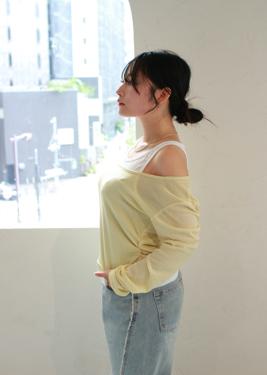 ロングスリーブレイヤードトップス