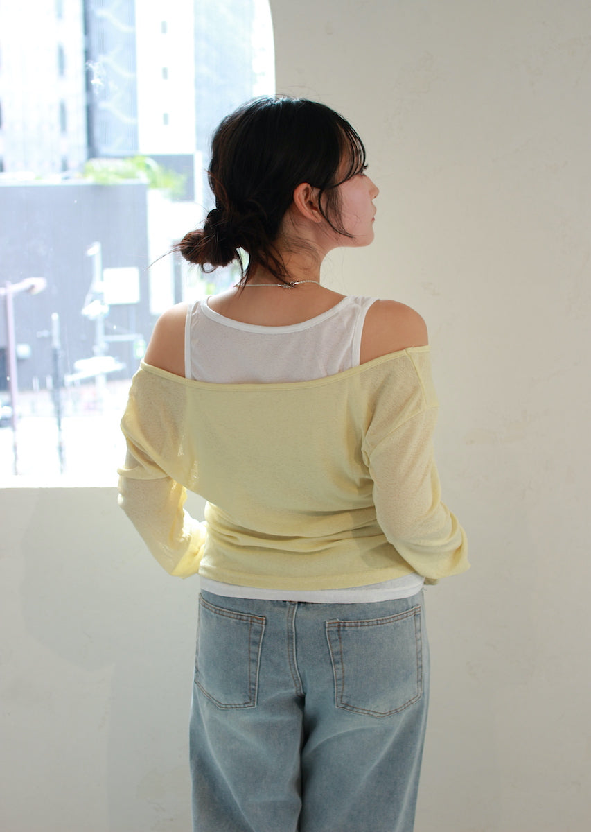 ロングスリーブレイヤードトップス