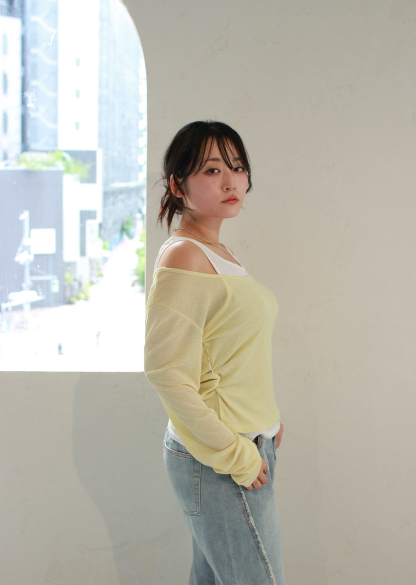 ロングスリーブレイヤードトップス