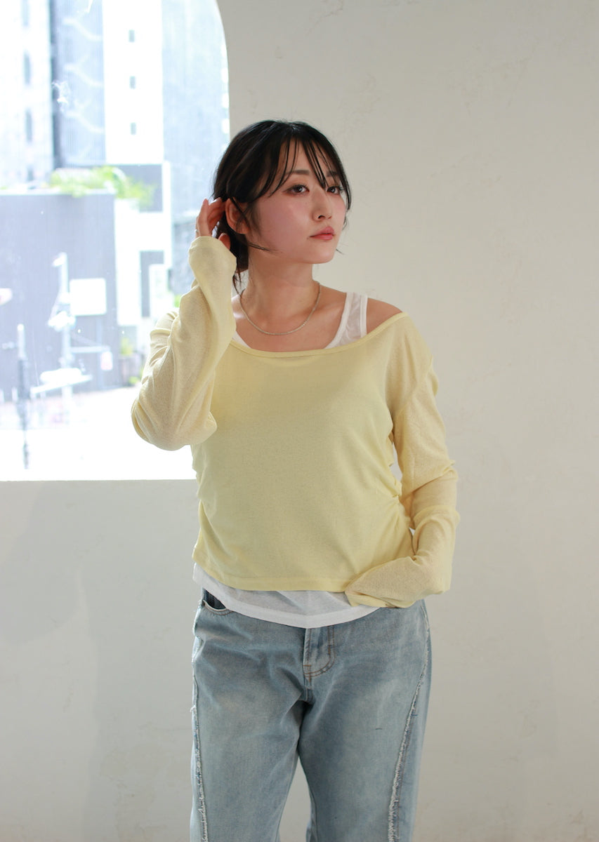 ロングスリーブレイヤードトップス