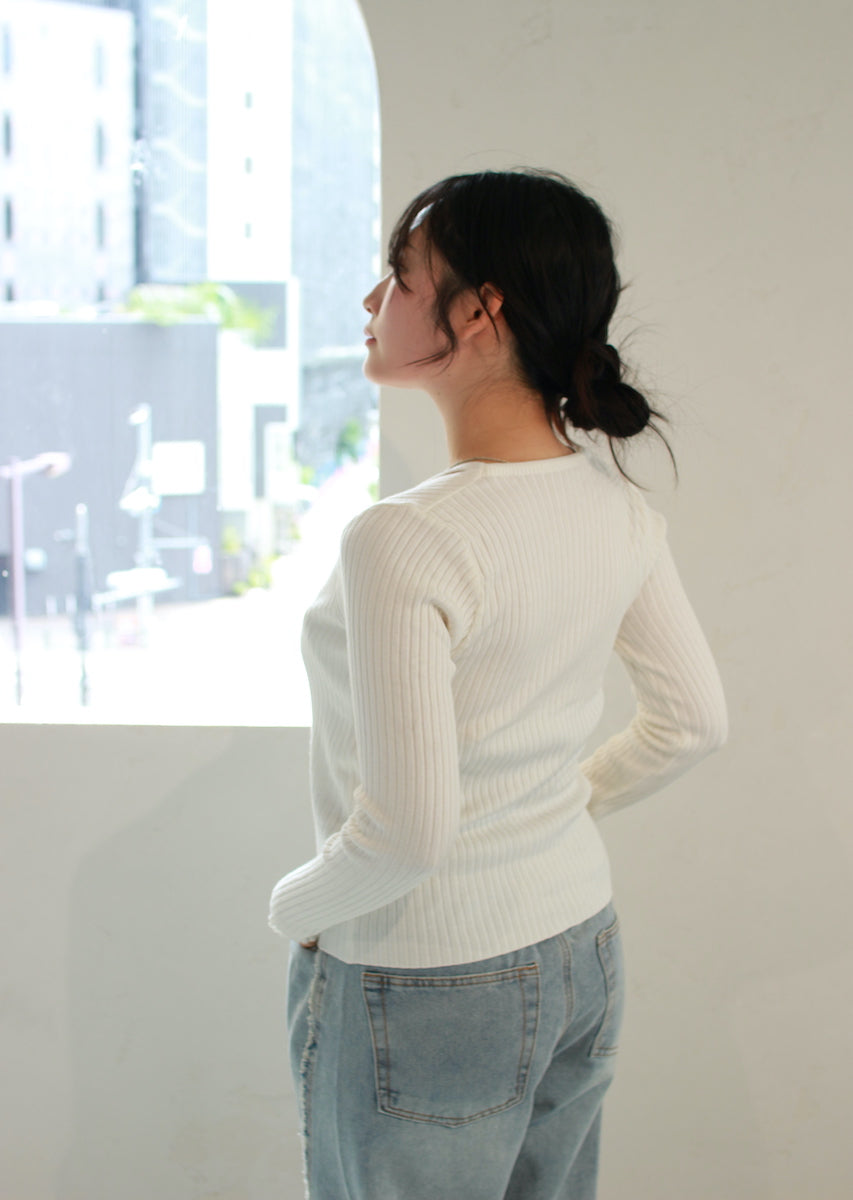 レイヤード風カーディガン