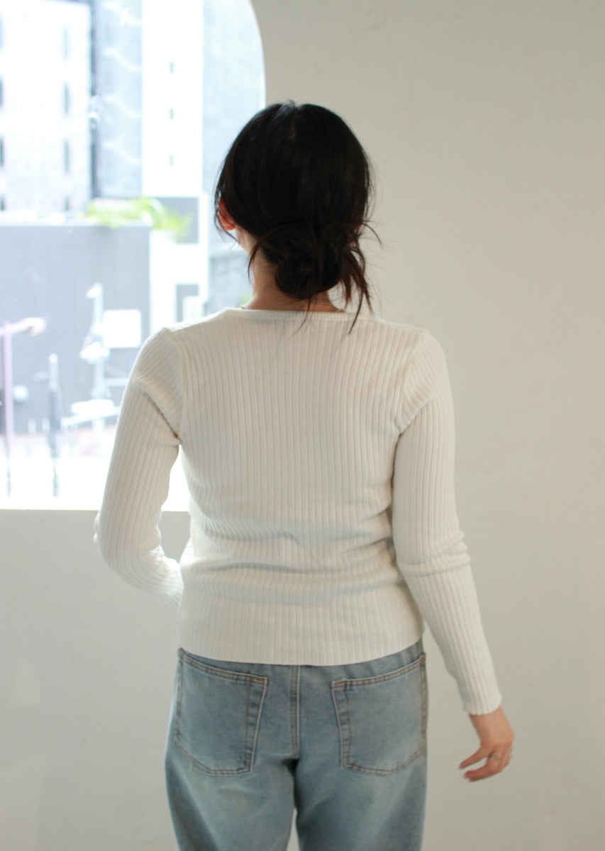 レイヤード風カーディガン