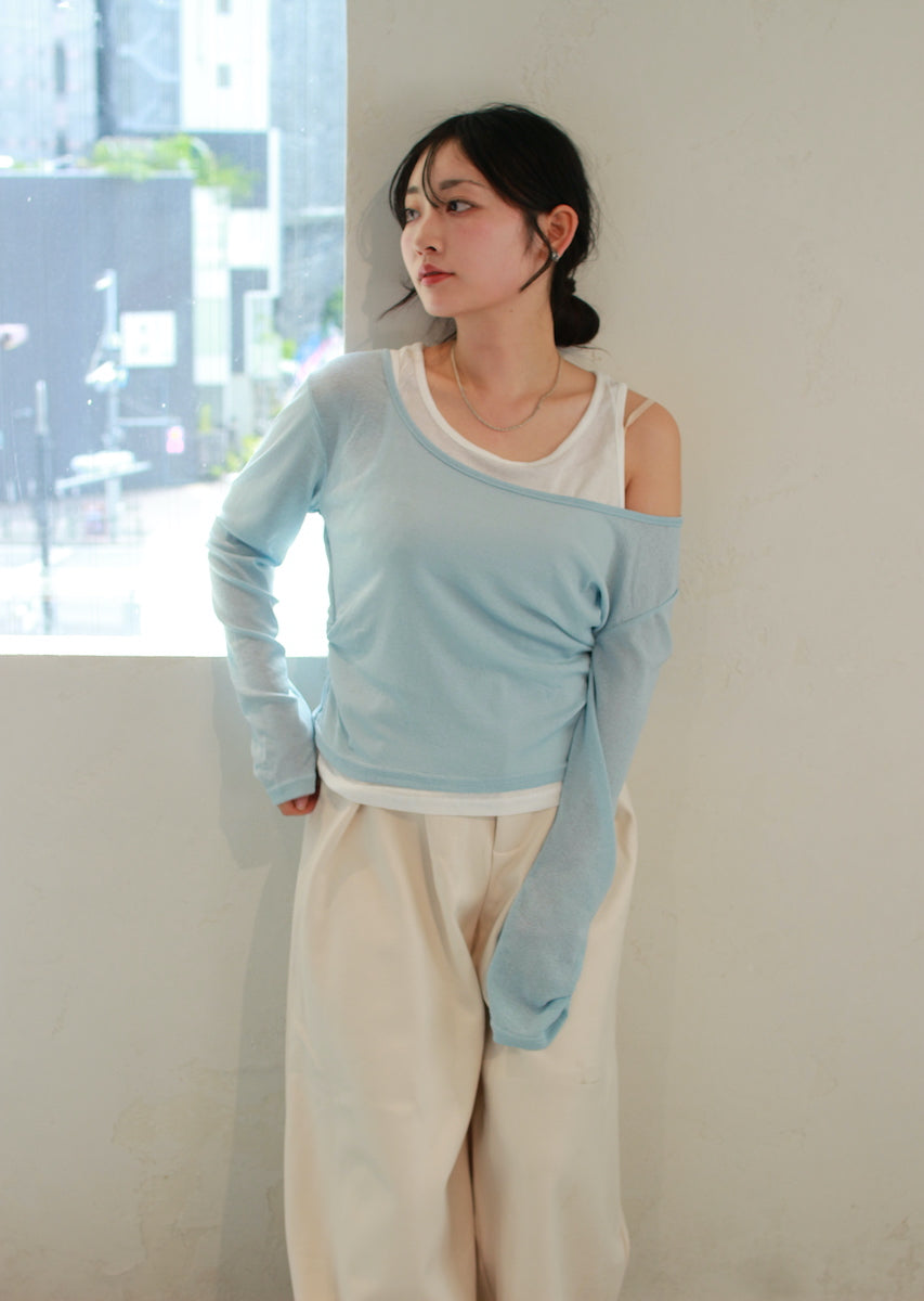 ロングスリーブレイヤードトップス