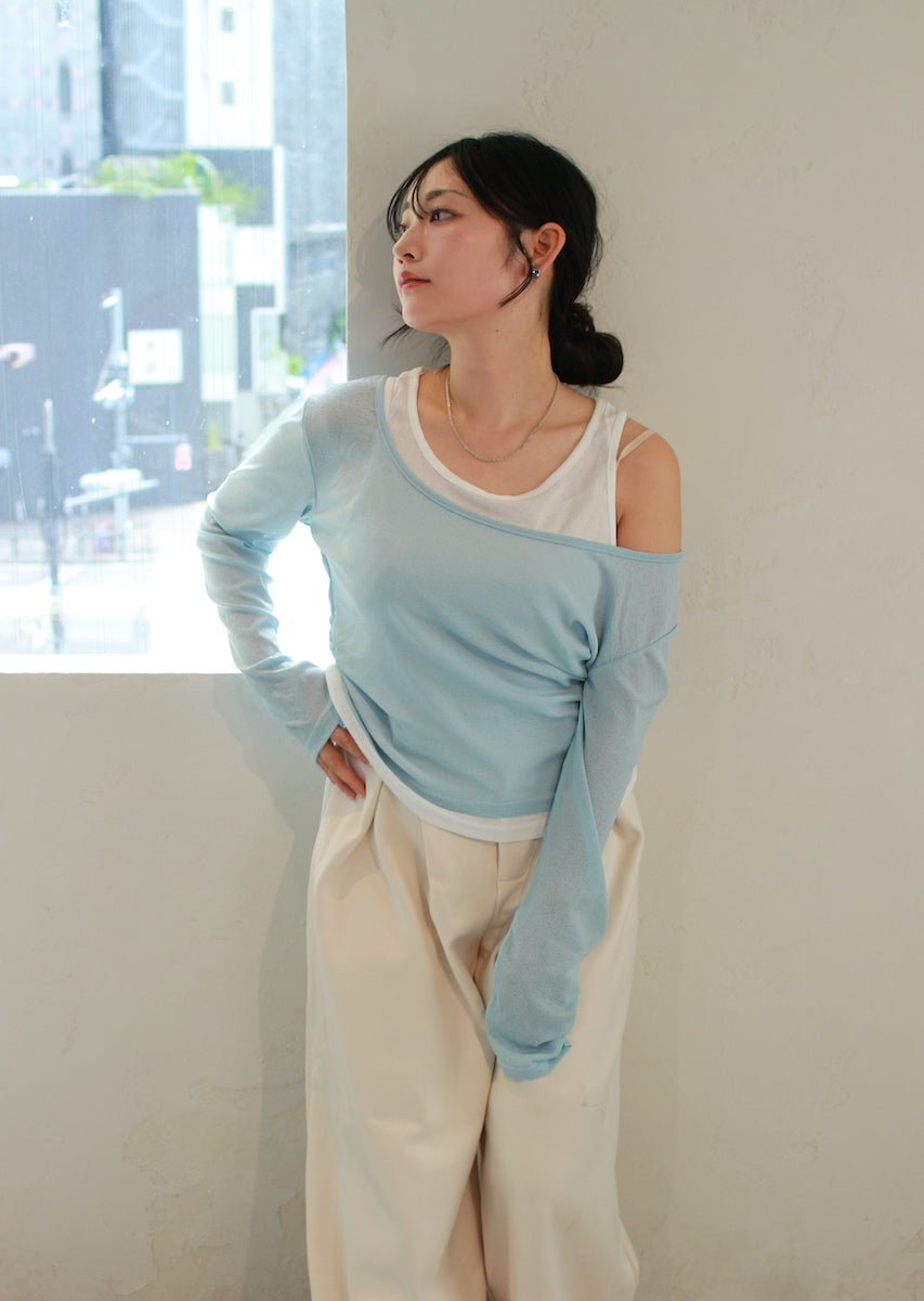 ロングスリーブレイヤードトップス