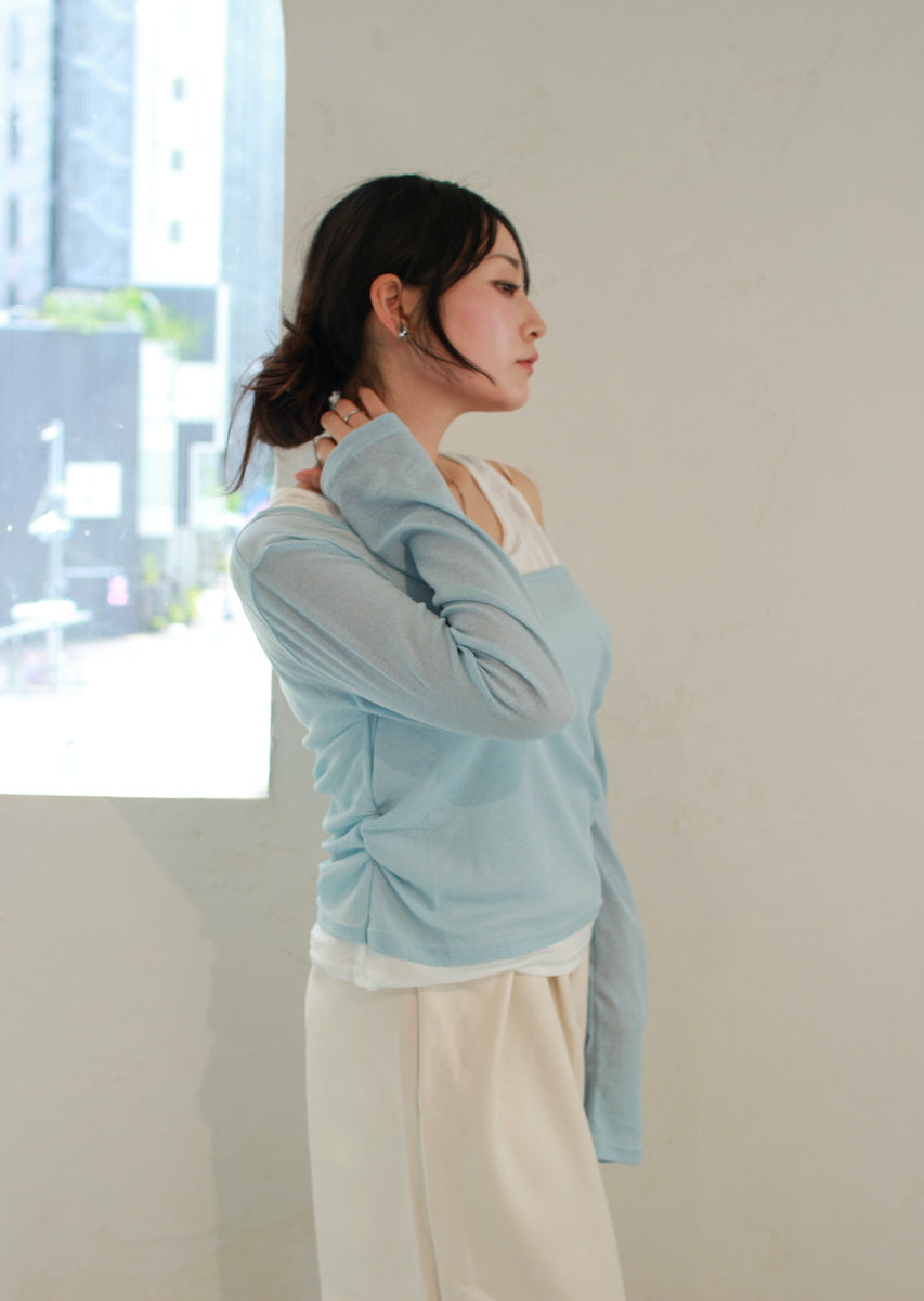 ロングスリーブレイヤードトップス