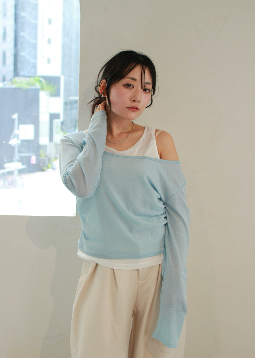ロングスリーブレイヤードトップス