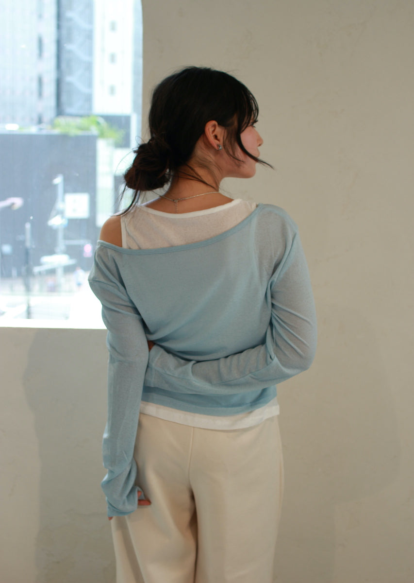 ロングスリーブレイヤードトップス