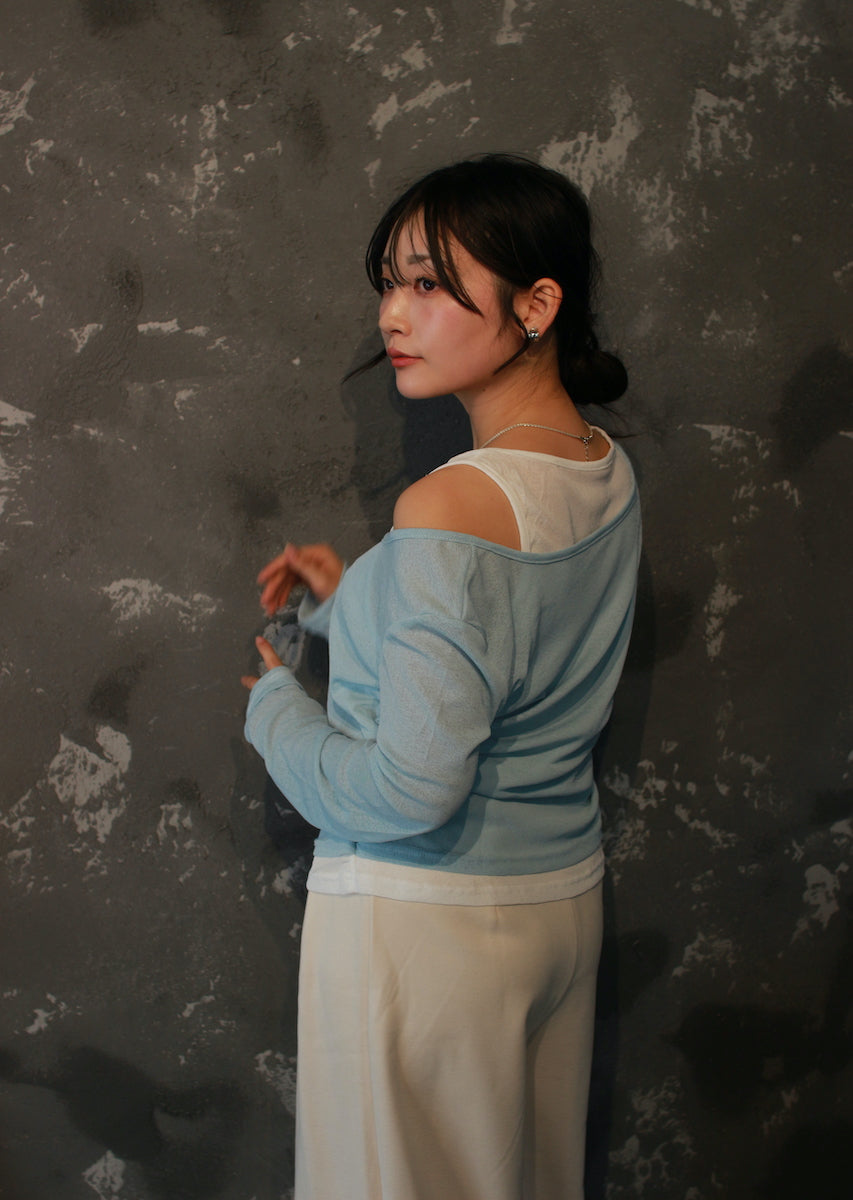 ロングスリーブレイヤードトップス