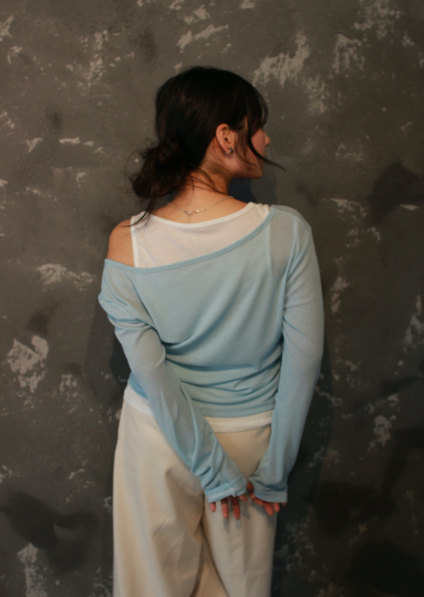 ロングスリーブレイヤードトップス